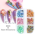 thumbnail image 1 of Glass Rhinestones Flatback Decorations Craft Glue Fix Sparkling Gems, 1 of 1