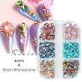 thumbnail image 1 of Glass Rhinestones Flatback Decorations Craft Glue Fix Sparkling Gems, 1 of 1