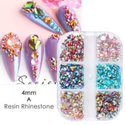 Glass Rhinestones Flatback Decorations Craft Glue Fix Sparkling Gems