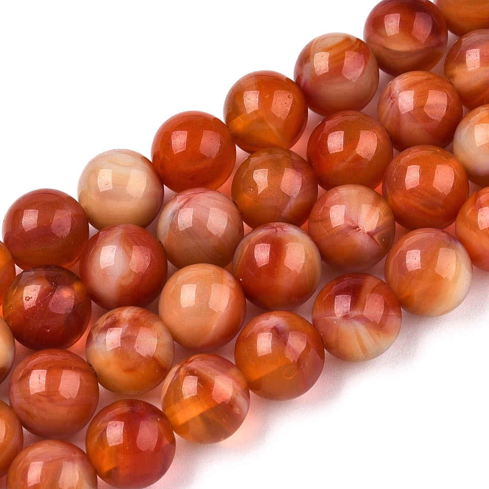 Glass Round Beads Strands Imitation Stones Round Chocolate 8~8.5x8mm Hole: 1mm about 46~52pcs/strand 14.17''~15.35''(36~39cm)