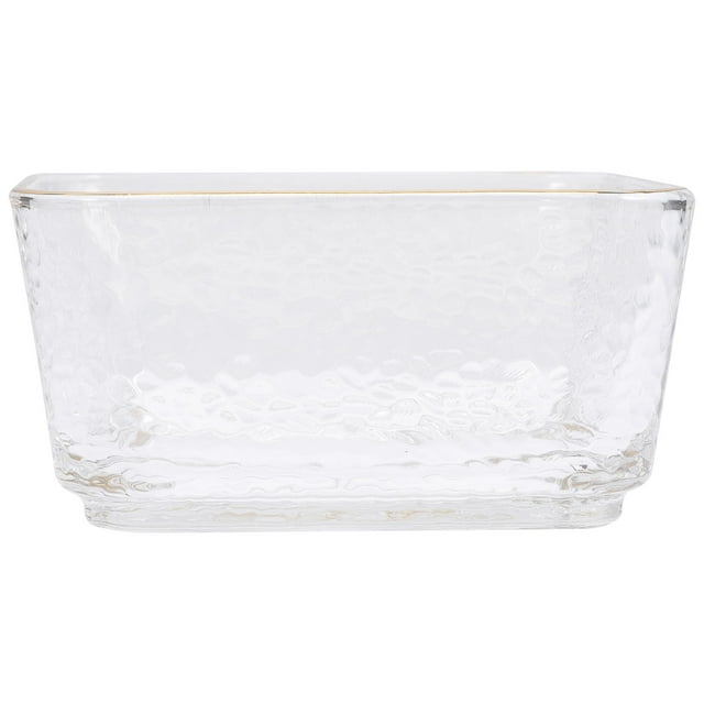 Glass Salad Bowl Food Containers with Lids Decor Trifle Bowl Glass