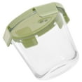 thumbnail image 1 of BRIGHTFUFU Soup Bowl Green Lid Refrigerator Safe Home Use 1Set 5.1X3.5X4.5In, 1 of 6