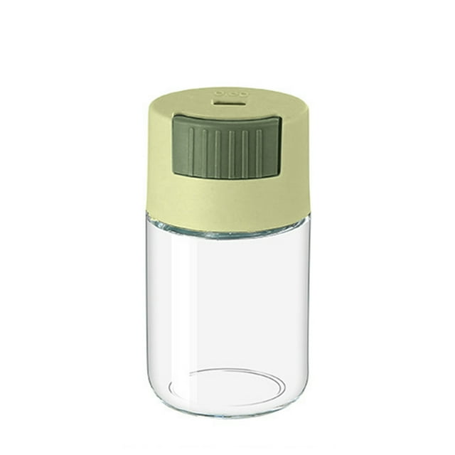 Glass Salt Shaker with Moisture Resistant Seal - Easy Refill, Transparent Design, Food Grade Seasoning Jar
