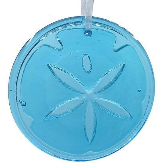 Glass Sand Dollar Design Sun Catcher