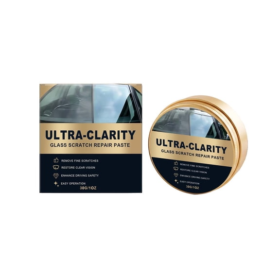 Glass Scratch Repair Paste, Car Windshield Polishing Cream, Fine Scratch Remover Treatment, Auto Glass Restoration Solution, Clear Vision Window Maintenance Supplies