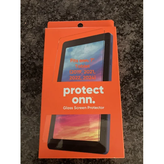 Glass Screen Protector For Onn 7" Tablet (2019, 2021, 2022, 2024)