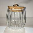 thumbnail image 1 of Glass Sealed Storage Jars,Clear Storage Containers With Airtight Bamboo Lid, 1 of 6