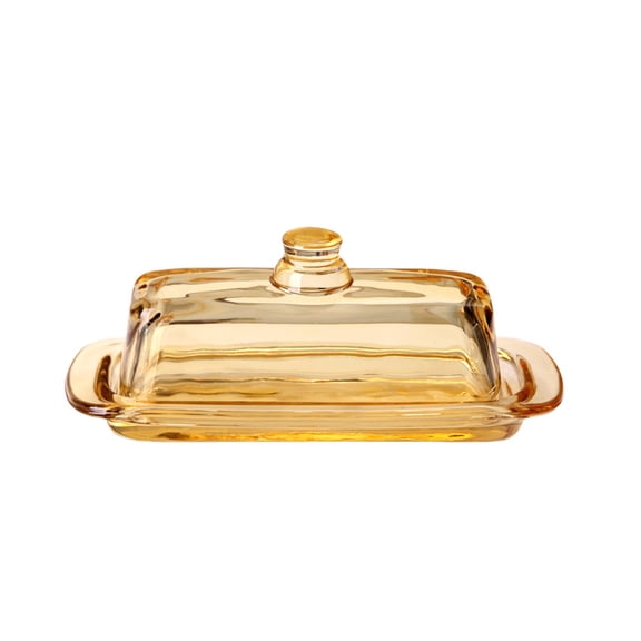 Glass Serving Plate Cover Provided for Display Candy Storage Space Saving Tray