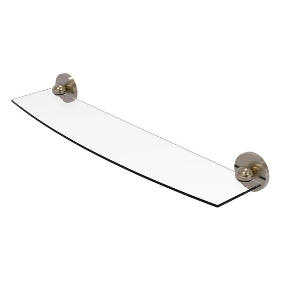 Glass Shelf - Antique Pewter / 24 Inch