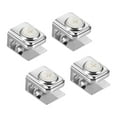 thumbnail image 1 of Glass Shelf Brackets Zinc Alloy Glass Clamp Clip for 5-8mm, Type-06, 4Pcs, 1 of 4