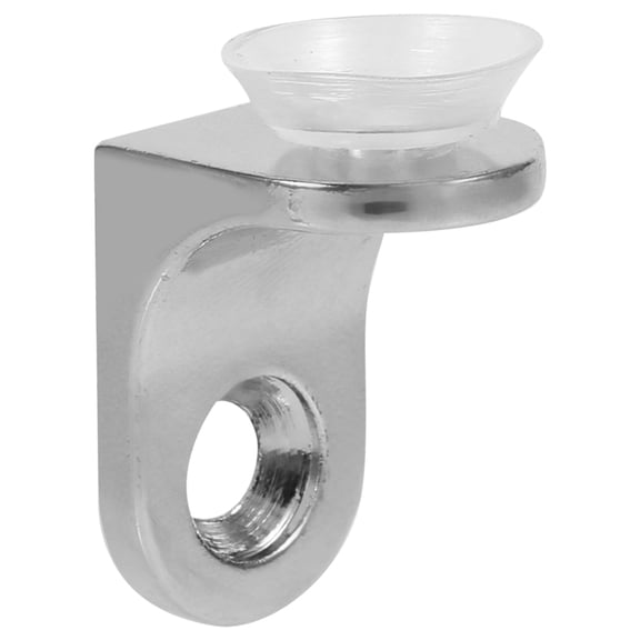 Glass Shelf Support 10pcs Zinc Alloy Round Corners Shape Shelf Holder Supporter Sucker For Glass Wood Board