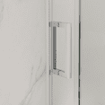 thumbnail image 1 of Glass Shower Door, 56-60"W x 72"H Frameless Sliding Shower Door,5/16" (8mm) Thick SGCC Tempered Clear Glass,Double Side Easy Clean Coat, Brushed Nickel Finished With Buffer, Shower Door, 1 of 10