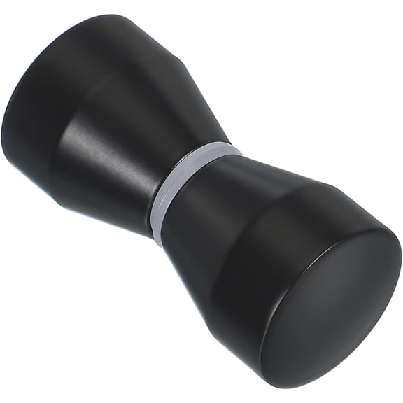 Glass Shower Door Handle, Aluminum Alloy Back-to-Back Knob, Sliding Shower Screen Pull, Replacement Bathroom Shower Door Hardware, Black