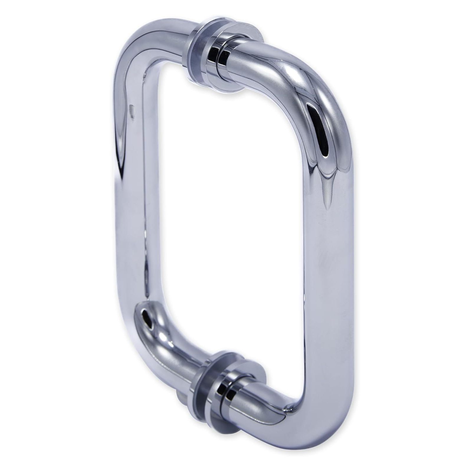 Glass Shower Door Handle with Metal Finish DIY Back to Back Shower