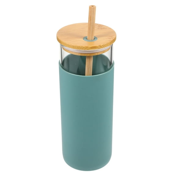 Glass Sippy Cup Coffee Travel Mug Water Bottle Glass Water Cup Cute Tumbler Cup Juices Cocktail Jar Adorable Glass Cup