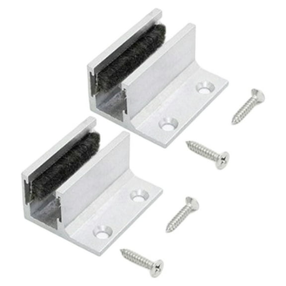 Glass Sliding Door Floor Rails Sliding Door System Rails (With Plush Lining) Smile Home