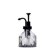 Vintage Soap Dispenser for Bathroom,Glass Kitchen Soap Dispenser with Pump,Farmhouse Antique,Cute Small Liquid Hand Soap Pump, Rustic Decorative