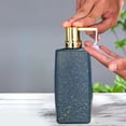 thumbnail image 1 of Glass Soap Dispenser Refillable Pump Bottle for Bathroom Kitchen Sink Countertop Hand Wash Lotion Shampoo Dispenser with Leak Proof Design Modern Minimalist Home Decor, 1 of 6