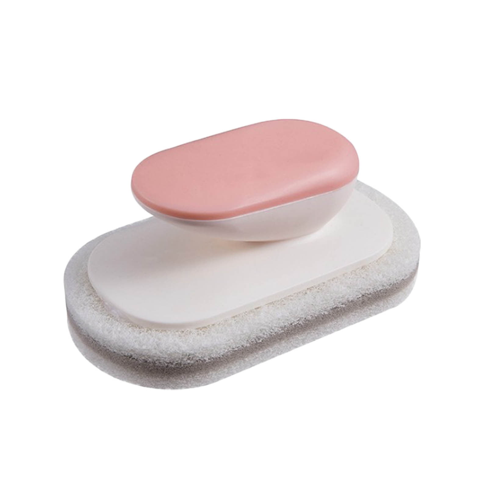 Glass Soap for Kitchen with Sponge Holder Glass Wax Window Fryer with Pan Hanger Scrubbing Brush