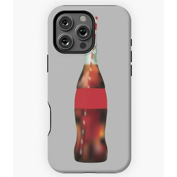 Glass Soda Bottle Pop Art Design M0885 Phone Case for iPhone 17 16 15 14 13 12 11 Pro Max