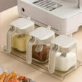 thumbnail image 1 of Glass Spice Jar with Airtight Flip Lid – Small Glass Spice Container to Keep Spices Dry, Easy One-Hand Use, Kitchen Pantry Organizer for Home or Camping, 1 of 6