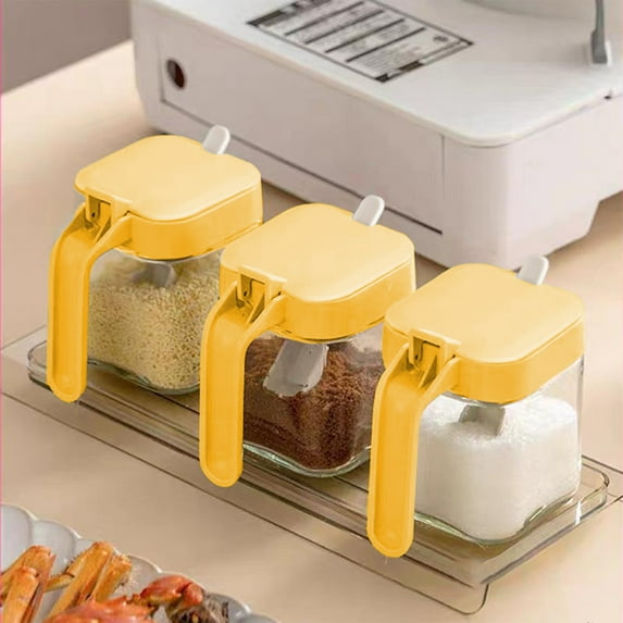 Glass Spice Jars Kitchen Organizer with Shaker Lids & Labels, Airtight & Leakproof for Freshness, Perfect for Pantry Organization and Countertop Storage