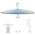 thumbnail image 1 of Glass Squirrel Baffle for Bird Feeders Pole - Shepherd Hooks/Post Hanging - Clear 13Inch Weather, 1 of 7