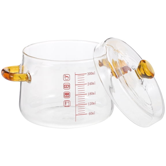 RENACLIPY Glass Stew Pot, Clear Cookware for Kitchen and Oven Use, Versatile Cooking Essential
