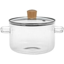 Glass Stew Cooker Heat Resistant Soup Pot Glass Cooking Pot Stew Jahhsay®