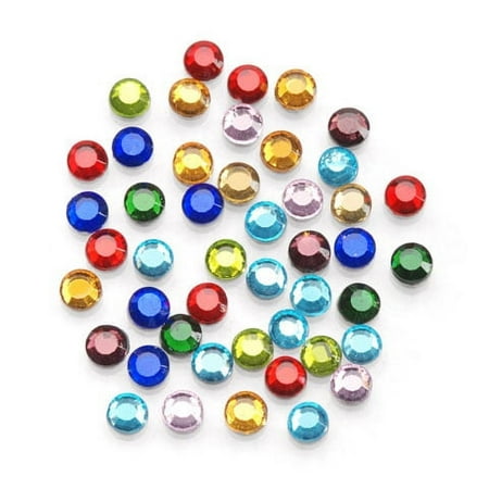 Value Pack Hot Fix Glass Stones - Assorted - 4mm - 750 pcs