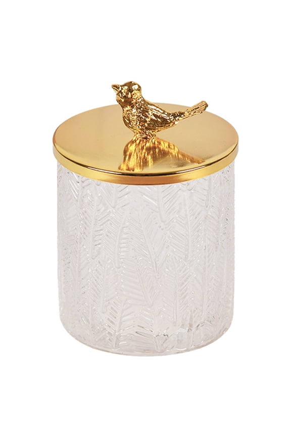 Glass Storage Box Jewelry Box Candy Box with Lid, Small Jewelry Box for Women transparent