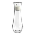 thumbnail image 1 of Glass Storage Container with Pour Spout Refillable Dispenser Bottle for Kitchen Use Small Clear 150/260ml with Lid Ideal for Countertop Organization, 1 of 3