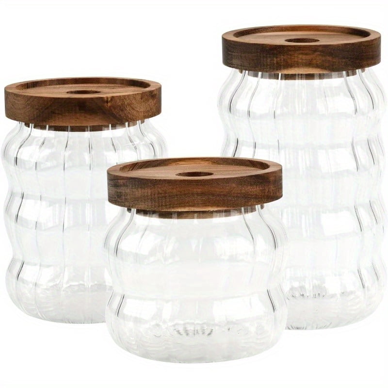 Glass Jar Sets for Kitchen Storage
