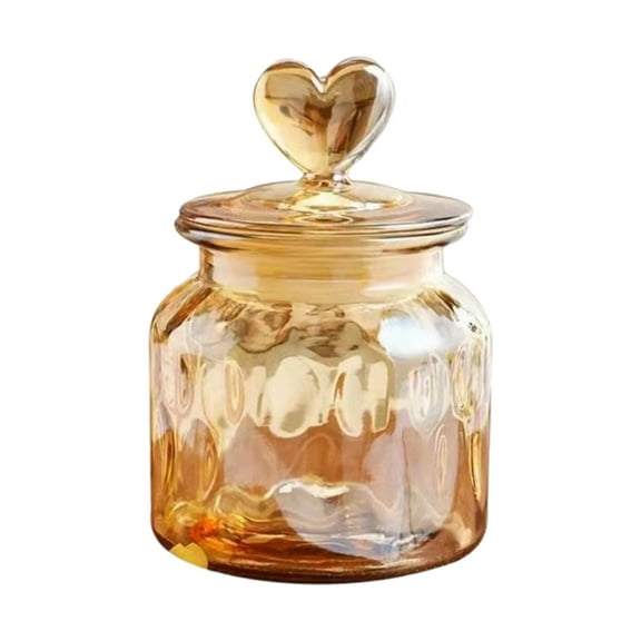 Glass Storage Jar Airtight Jar, Reusable Kitchen Containers Food Storage Containers for Candy Sugar Coffee Beans Snacks Pasta 650ml