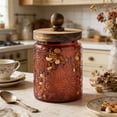 thumbnail image 1 of Glass Storage Jar, Kitchen Storage Container, 700ml Food Grade Glass Canister with Sealed Lid for Snacks Tea and Dry Goods Preservation, Transparent Borosilicate Durable and Easy To Clean, 1 of 6