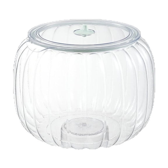 Glass Storage Jar with Airtight Lid for Kitchen Pantry Organization Food Container Round Canister for Home Use
