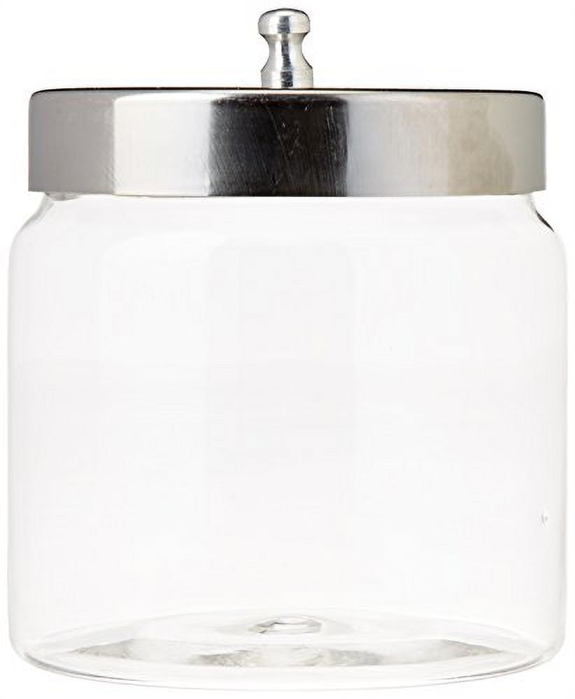 Glass Storage Jars With Aluminum Lids, 4X4", 3461 (Pack Of 6)