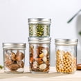 thumbnail image 1 of Glass Storage Jars with Screw Airtight Lid, Glass Kitchen Canisters, Clear Container for Coffee Bean Storage, Dry Goods, Cookie, Candy, Tea, Spices, 1 of 8