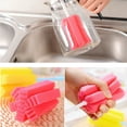 Glass Stove Top Wipes Kitchen Scrubbers Heavy Duty Steel Pan Brush