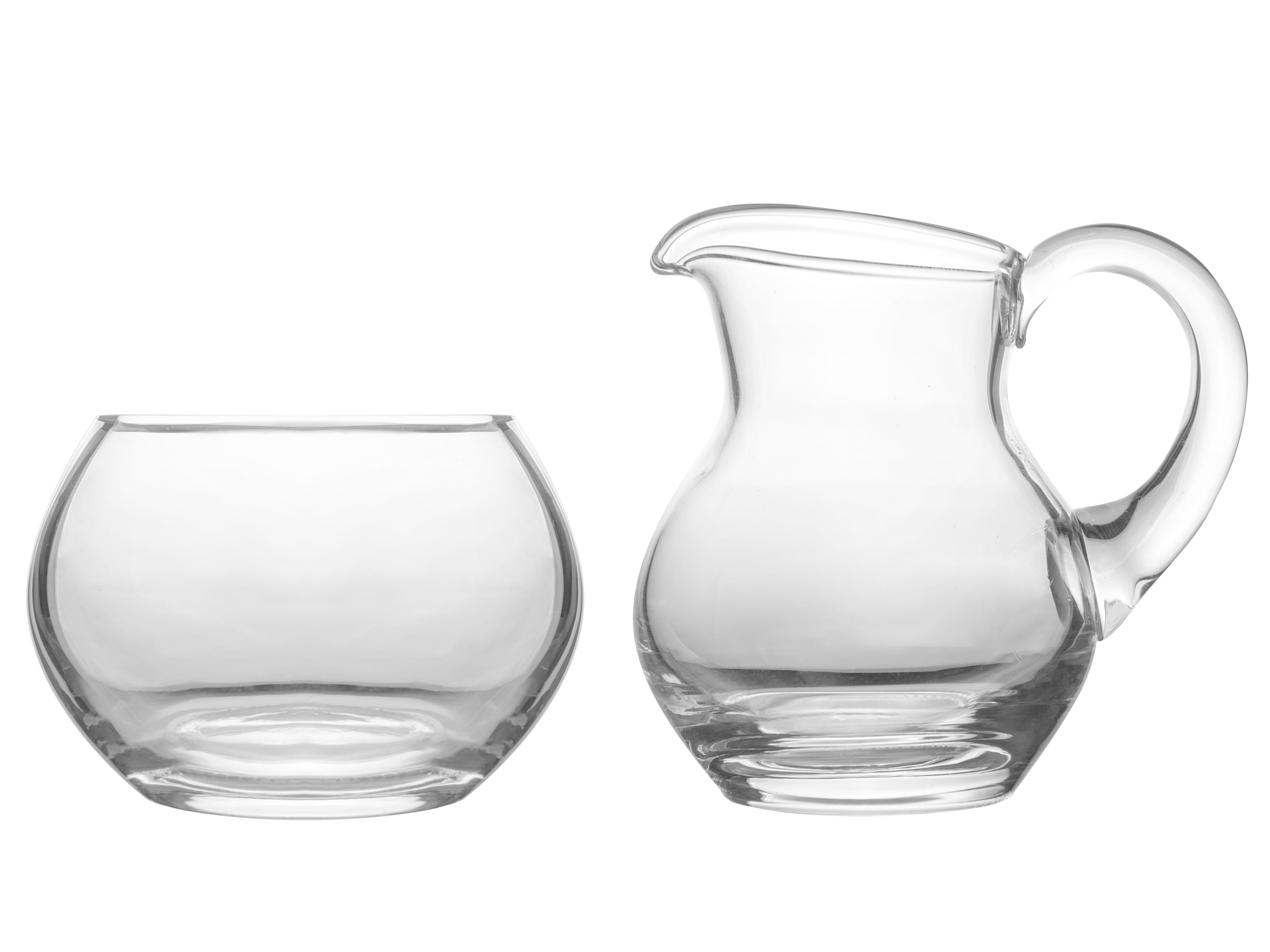 Sugar Creamer Set Barski Glass Sugar & Creamer Set - 10 Oz European Crystal Coffee Serving Set Milk And Sugar Serving Set - View #5