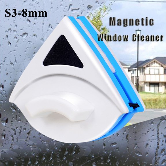Glass Surface Cleaner, Double-Sided Magnetic Cleaning Tool, Window Cleaning Sponge,Glass Surface Wiper Double Sided Magnetic Cleaning Tool Sponge Window Cleaner,