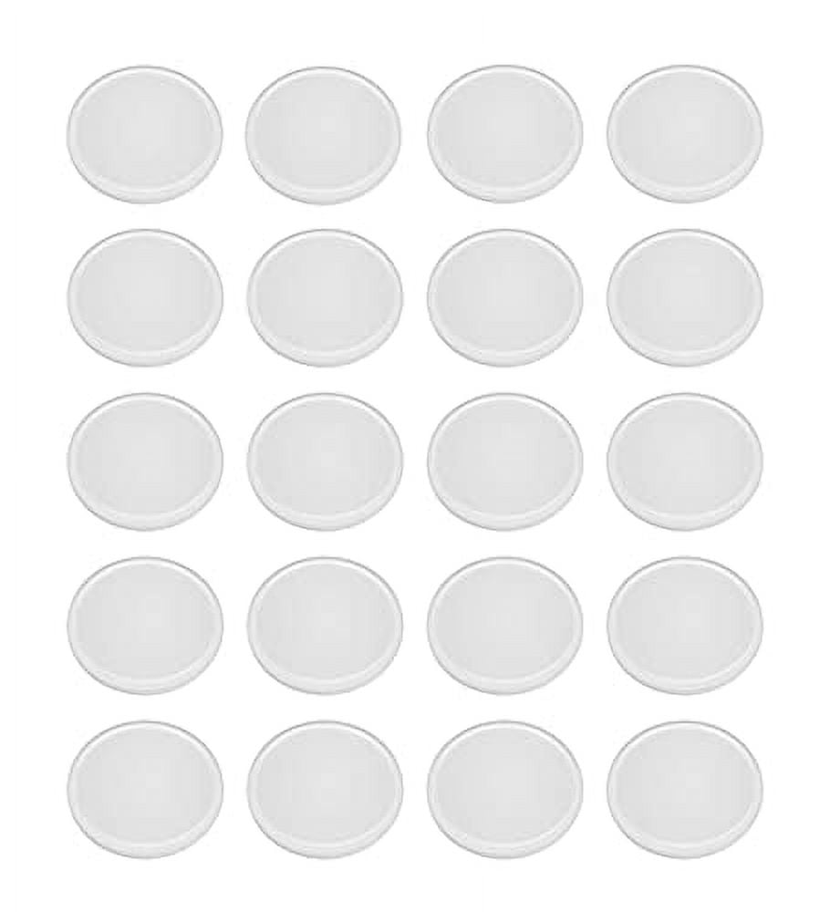 Glass Table Bumpers 20PCS Non Adhesive Anti Slip Silicone Pads for