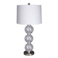 thumbnail image 1 of Glass Table Lamp (1/CN)-Shodan-Clear/Silver Finish, 1 of 2