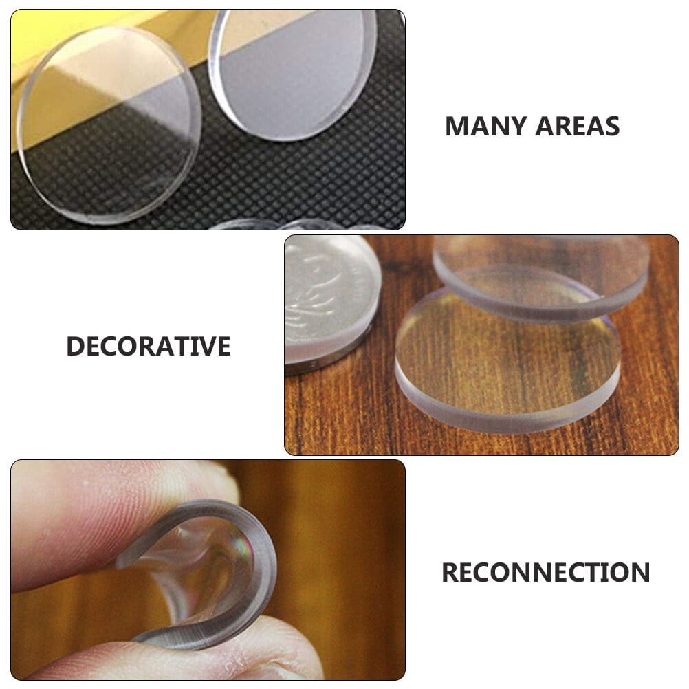 Glass Table Rubber Spacer 20Pcs Creative Clear Glass Table Bumpers