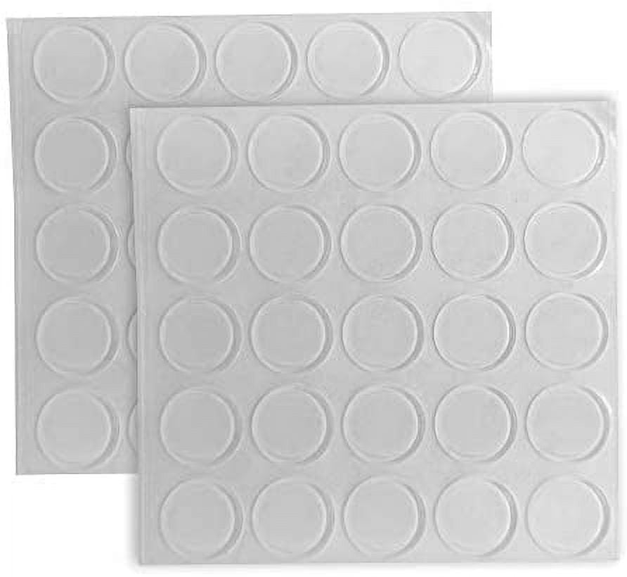 Glass Table Top Bumpers Clear Rubber Bumpers 20 x 2 MM Adhesive