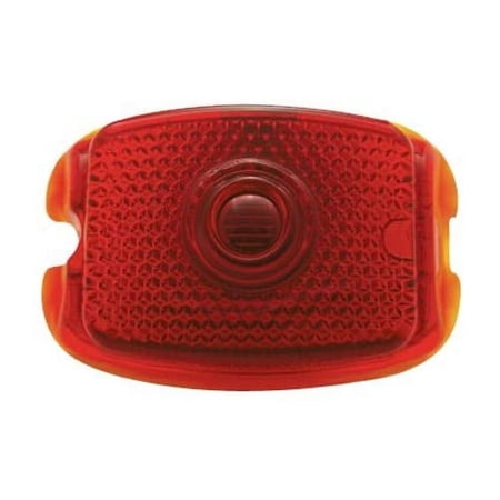 Glass Tail Light Lens For 1937-38 Chevy Passenger Car, 40-53 Truck