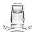 thumbnail image 1 of Glass Taper Candle Holders - Small Clear Candlestick Holders, T-Shaped Thick Glass Candle Holders for Tabletop Centerpieces, for Events, Weddings, Holiday,Dinners, 1 of 8