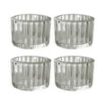 thumbnail image 1 of Glass Tea Candle Holders - Romantic Candlelight Dinner Props, Thickened High - Temperature Resistant, Versatile for Beverages, Easy to Clean, Set of 4 Candlesticks,Clear, 1 of 5