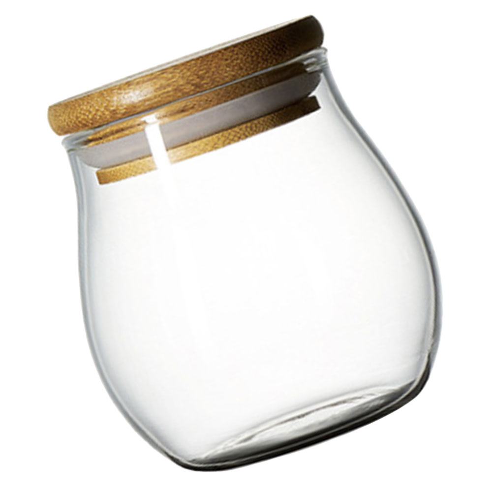 Glass Tea Candy Jar Coffee Airtight Container Rice Storage Home Flour