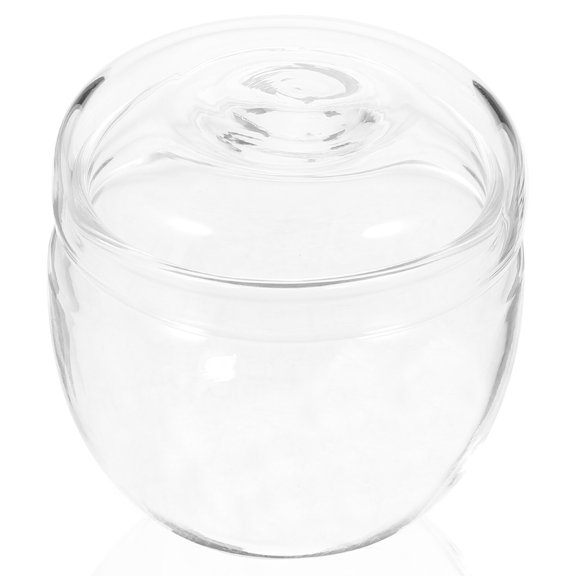 Portable Glass Tea Jar with Lid - Airtight Terrarium Storage Container for Loose Leaf Tea and Herbs